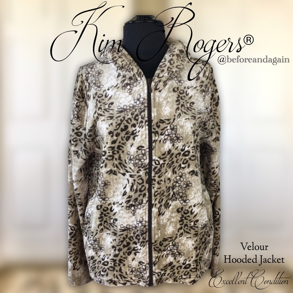 🐆Animal Print🐆Hooded Jacket By Kim Rogers®